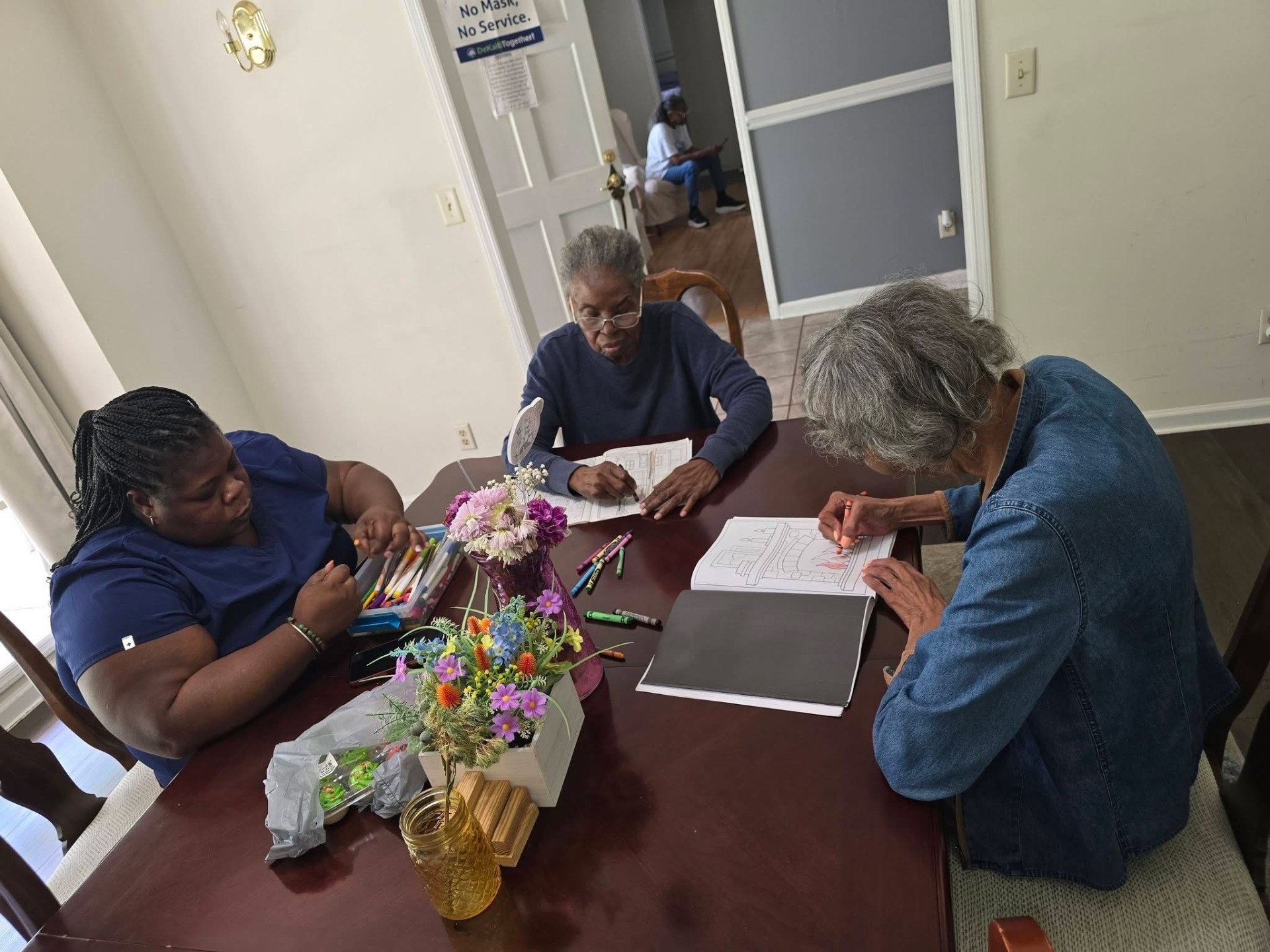 Healthcare professionals in training