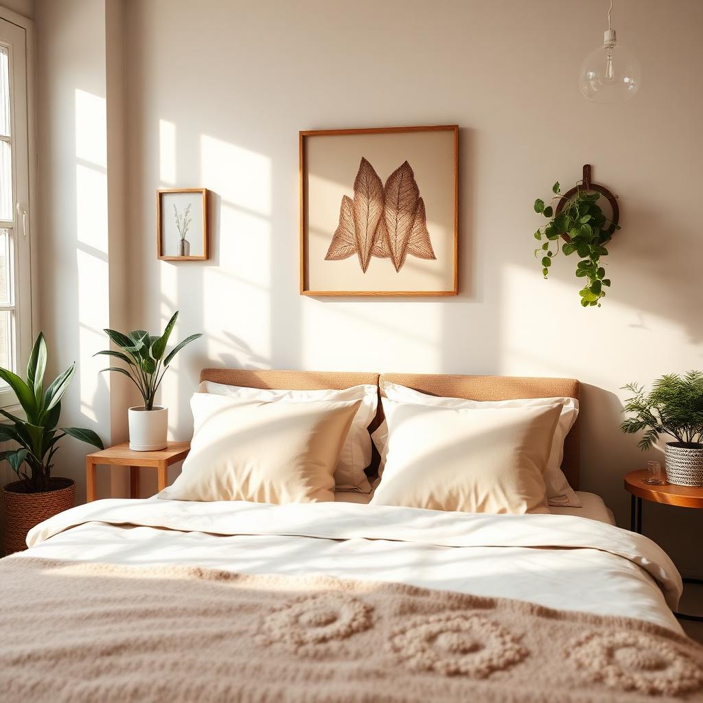 Beautifully styled cozy Airbnb-ready bedroom